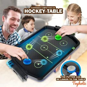 Đồ chơi thể thao mới khúc côn cầu Air Hockey cắm điện không cần pin đồ chơi vận động cho bé bộ quà tặng bé