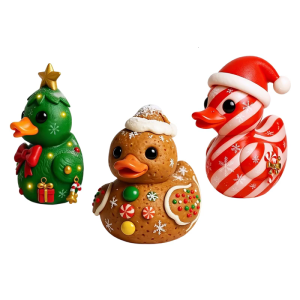 Lễ Hội vịt trang trí món quà sáng tạo duckies bức tượng cho bạn bè đồng nghiệp kỷ niệm lễ giáng sinh nhà bày hàng lên giá