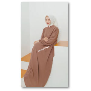 Gamis / Dress / Muslimah " ELSA " Hijab Modern Premium ( SAKU DEPAN )