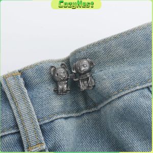 CozyNest Tighten Waist Button Cartoon Shaped Adjustable Jean Waist Buckle No Sew Snap Reusable Jeans Pins