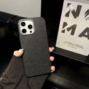 PHONE MATE Case Electroplated Casing  iPhone  11 13 14 15 Pro Max 7+ 8+ Plus X XR XS MAX Solid color simple fashion mobile phone case