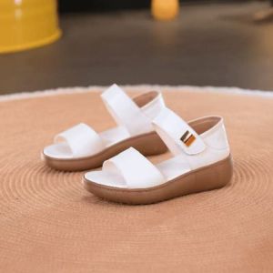 [Free Shipping] WomenS Thick-Soled Sandals 2026 New Summer WomenS Shoes Mom Shoes Maternity Sandals Closed-Back Platform Sandals