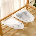 Combo 100 Túi Rút Đựng Giày Dép YY88 Trắng Sợi - Đa Năng Vải Không Dệt, Miệng Dây Rút Tiện Lợi. 