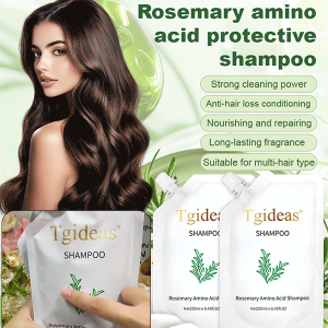 Amino Acid Shampoo for Women Rosemary Silicone Free Anti Mite Refreshing Volumizing Oil Controlling and Dandruff Removing迷迭香氨基酸防洗发水