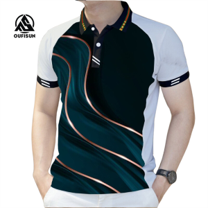 [OUFISUN] baju Polo perniagaan lelaki jenama untuk lelaki lengan pendek Polo Shirt Slim Polo kasual lengan pendek atas