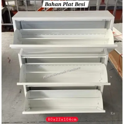 Lemari Sepatu plat besi Rak Sepatu bufet Sepatu Lemari besi