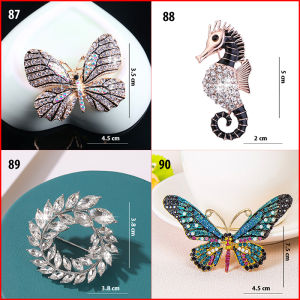 SHOPPRO - Ghim Cài Áo Bướm Tím Đá Nhiều Màu Xinh Xắn Tùy Chọn Dành Cho Nữ Nhiều Kiểu Dáng Trâm Cài Áo Phụ Kiện Trang Trí Váy Đầm - Phụ Kiện Cài Áo Đẹp SHOPPRO 10