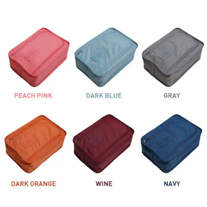 high Quality waterproof Lightweight Nylon Breathable Hot Sale Foldable Convenient travel Shoe storage Box Mesh Organiser