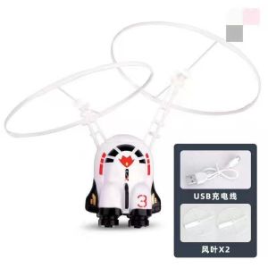 Spaceman Robot Flying Toys for Kids Astronaut Induction Magic Ball RGB Light 360° Rotating Boomerang Ufo Gifts