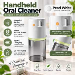 Portable Electric Suction Machine 65kPa with 300ml Detachable Cup | 3 Suction Levels | Type-C Rechargeable