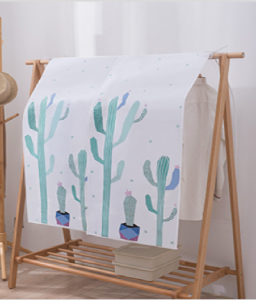 ที่คลุมราวผ้า ที่คลุมราว ผ้าคลุมราวแขวนเสื้อผ้า ผ้าคลุมราวแขวนผ้า ที่คลุมราวตากผ้า พลาสติกคุม ที่ครุมเสื้อผ้า กันน้ำ จัดระเบียบตู้เสื้อผ้า Clothes Cover ผ้าคลุมราว ผ้าคลุมโซฟา - Lazada