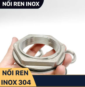 Ép phi bồn Đại Thành Sơn Hà bồn inox phi 60mm/ nối ép phi bồn inox phi 60mm đế phẳng inox 304