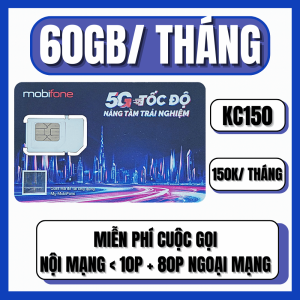 Sim Mobifone NA70 KC90 KC120 KC150 Free Cuộc Gọi Nội Mạng Dưới 10 Phút Và 30 Phút Ngoại Mạng Data Sài Thả Ga Với 1Gb/ngày | FREESHIP - CHƯA KÍCH HOẠT
