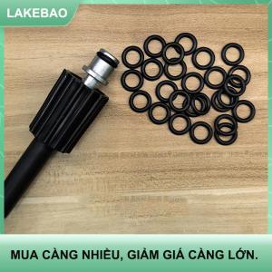 【LAKEBAO】 50 cái súng nước áp lực cao làm sạch ổ cắm O-ring vòng cao su màu đen Phụ Kiện Máy rửa xe xe vẻ đẹp nước súng accesso