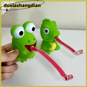 [Duola] ของเล่นบีบคลายเครียดสำหรับเด็กกบไดโนเสาร์ของเล่นบีบคลายเครียดสำหรับเด็ก