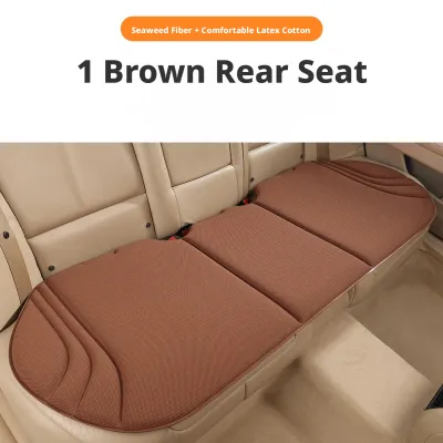 SEAMETAL Car Seat Cushion Breathable Latex Seat Cover Non-Slip Car Seat Pad Washable Car Front Back Seat Protector Covers