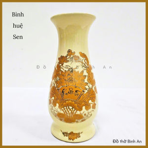 Lọ hoa/Bình hoa thờ màu ngà đủ cỡ Gốm Sứ Bát Tràng cao cấp-Đồ thờ Bình An-Decor Phong thủy