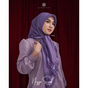 Terbaru Hijab Segiempat Nadheera Luxury Neeya Scraft Voal Viona Premium Motif