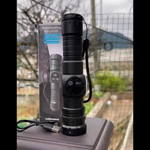 AE New Magnetic Strong Light Flashlight with Smart Digital Display White Flashlight with Side Light for Outdoor Emergency Repair Work