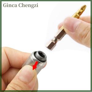 Ginca อะแดปเตอร์ซ็อกเก็ต SDS 1 4 HEX Shank screwdriver Holder Drill Bits ADAPTER Converter สำหรับสว่าน