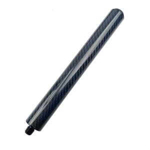 12Inch Length Practical Billiard Cue Lengthener Small Solution Carbon Fiber Texture Suitable for Extended Reach Player