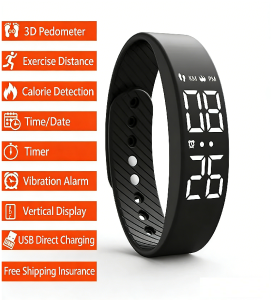 (HD1)Bright Display Smart Watch with Alarm – April 2026 Jam Pintar Paparan Cerah dengan Penggera dan Tali Sukan Mesra Pelajar