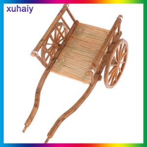 xuhaiy ตุ๊กตาจำลองขนาดเล็กประกอบรถเข็นรุ่น DIY อุปกรณ์เสริมสวนของเล่น