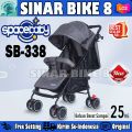 Baby Stroller SPACEBABY SB-338 Reversible Stir Kereta Dorong Bayi. 