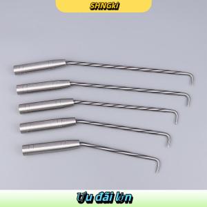 SHNGki Xây dựng móc chủ đề thép cây Tie dây Twister với móc thép không gỉ linh hoạt xoay tay ràng buộc thanh thép công cụ cầm tay