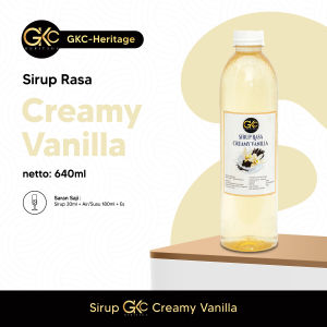 Sirup Creamy Vanilla 640ml Minuman Gkc heritage
