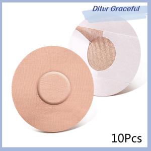Ditur 10Pcs Waterproof Adhesive Patches Sensor Covers Patch Clear CGM Overpatch-Tape