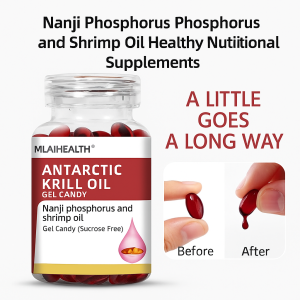 Xinjin Lecithin Fish Oil Omega-3 Supplement Antarctic Krill Oil Astaxanthin Krill Oil Supports Your Joints Heart Brain And Immunity