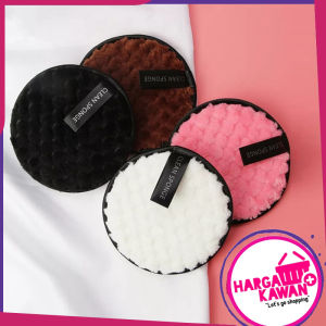 Spons Puff Microfiber Pembersih Wajah 10x lebih bersih Clean Sponge Pembersih muka