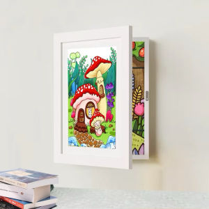 SG Seller A4 A3 Kids Artwork Display Frame Storage Art Painting Wooden shadow box Crafts Front Opening Changeable Frame