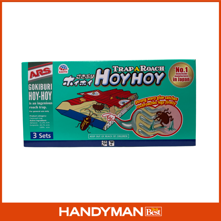 Hoy Hoy Trap-A-Roach 3Set – Effective Cockroach Trap for Home Pest ...