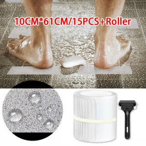 『Up to 10% off😯❗』Transparent PEVA Non-slip Sticker For Stair Floor Bathroom Bathtub Waterproof Safety Strip High Friction Adhesive Strip 地板防滑贴