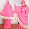 MUKENAH PLISKET DEWASA | MUKENA PLISKET RENDA | TERBARU | TERMURAH | COD. 
