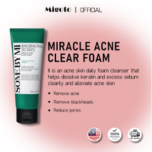 Some By Mi Complete Skincare Set - Yuja Niacin Toner AHA.BHA.PHA Toner Miracle Acne Foam Cleanser & Truecica Sunscreen For Acne-Prone Dull & Sensitive Skin