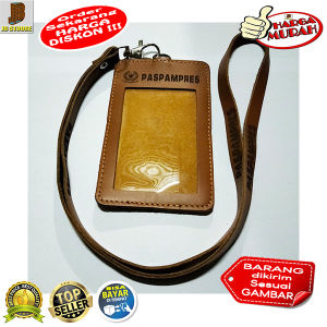 Tempat ID Card Gantung Kulit PASPAMPRES