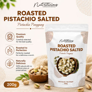 NUTRILICIOUS Kacang Pistachio Nuts Roasted Pistachio 开心果 200g
