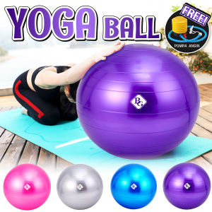 HTD Sport Gym Ball Yoga Alat Olahraga Senam Gym Ball Yoga Ball Purple