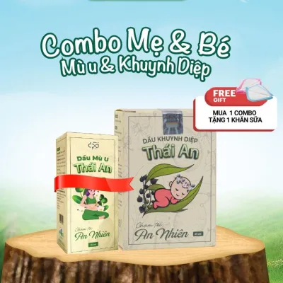 Dầu Khuynh Diệp Thái An (C/25ml) và Dầu Mù U Thái An (C/10ml)