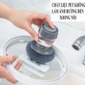 Cọ xoong nồi, miếng chà nồi có ngăn đựng nước rửa - Happy Home 4U. 