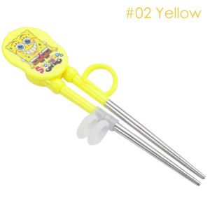 Hayylife Chopsticks Learning Kids - 304 Snless Chopsticks Exercise Kids Cartoon Motif HL-ECA601