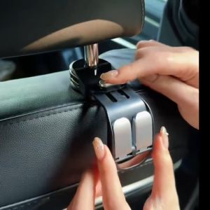 Car Seat Hook Multifunctional Headrest Hanging Double Hook Universal Car Organizer Storage Hook Hanger