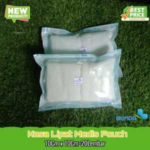 Kasa Lipat Medis Steril Kain Perban Penutup  Luka Operasi Besar 10 Cm x10 Cm