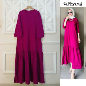 DRESS SAKU TERBARU DRESS KAOS GAMIS KAOS VIRAL ld 110