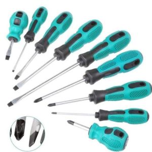 OBENG SET KOMPLIT 9 IN 1 SET OBENG MIN PLUS MAGNETIC SATU SET LENGKAP SERBAGUNA