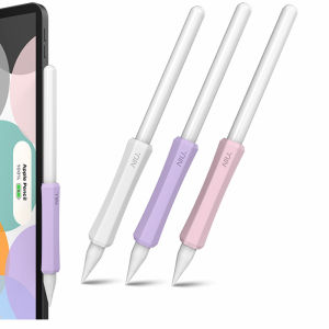 3-Pack Pencil Sleeve Case Ergonomic Silicone Grip Holder For Apple Pencil Pro 2nd Gen Support Wireless Charging