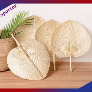 Sporter Pushan quạt làm bằng tay nghệ thuật quạt tre hình quả đào quạt không khí mùa hè mát mẻ tự làm